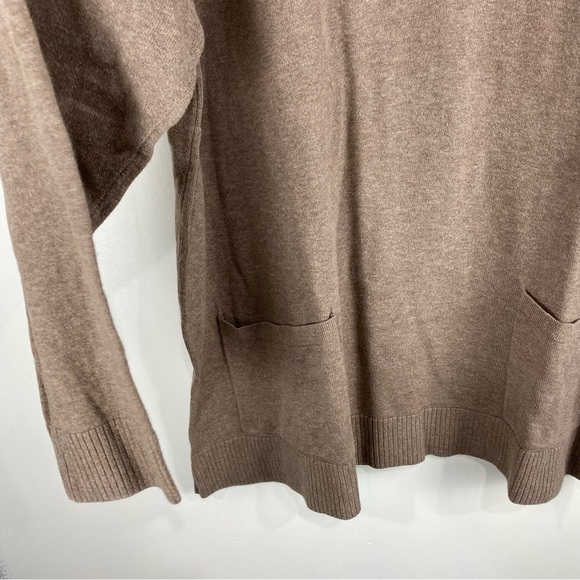 Jeanne Pierre 100% Cotton Cowl Neck Lagenlook Longline Pullover Sweater 2X XXL - Picture 2 of 4